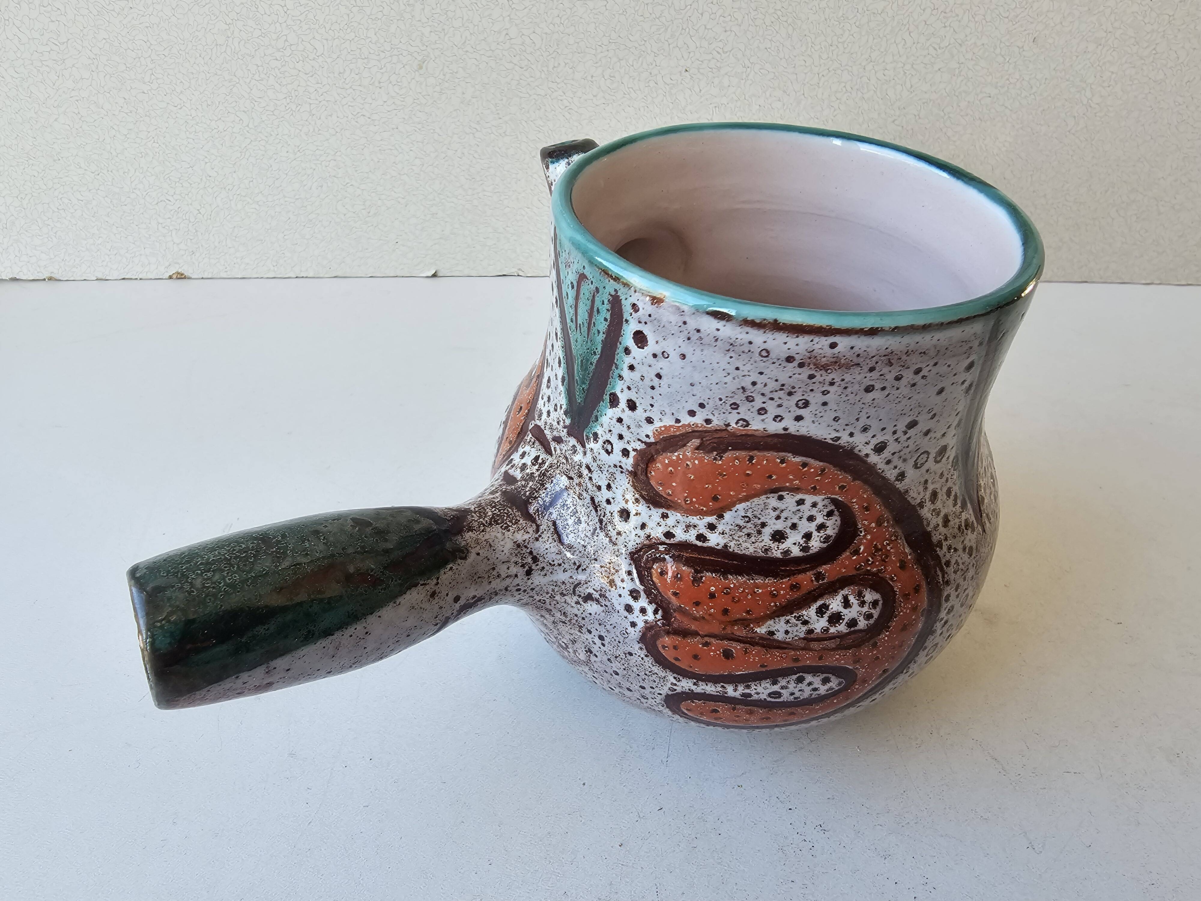 Jug Pouring Milk Jug Spirit At Chardons - Vallauris 1960s