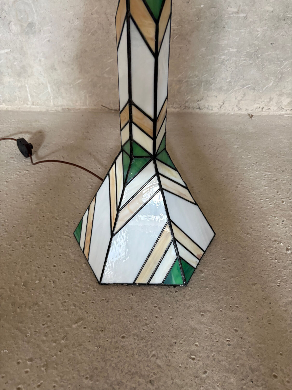 Vintage floor lamp from the 1950s.