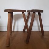 Set of 2 high vintage tripods