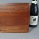 Walnut bottle holder