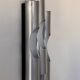 Set of 3 vintage Fuga wall lights by Raak, brushed aluminium, Netherlands 1970.