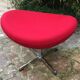 Repose-pied rouge