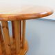 Vintage Scandinavian round dining table Rainer Daumiller in pine.