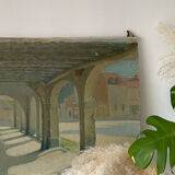 Oil painting The Colonnade