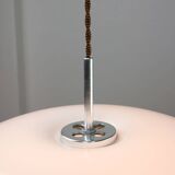 Italian Space Age Big White Doughnut Lamp, 70s
