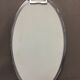 Mirror frame old art deco era 1930 aluminum fronton luvius cast