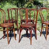 5 bistro chairs N°18 and 56 20/30s