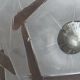 Suspension plate glass frosted 1920s 1930s