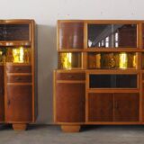 China buffets en Beech, 1950s, Set of 2