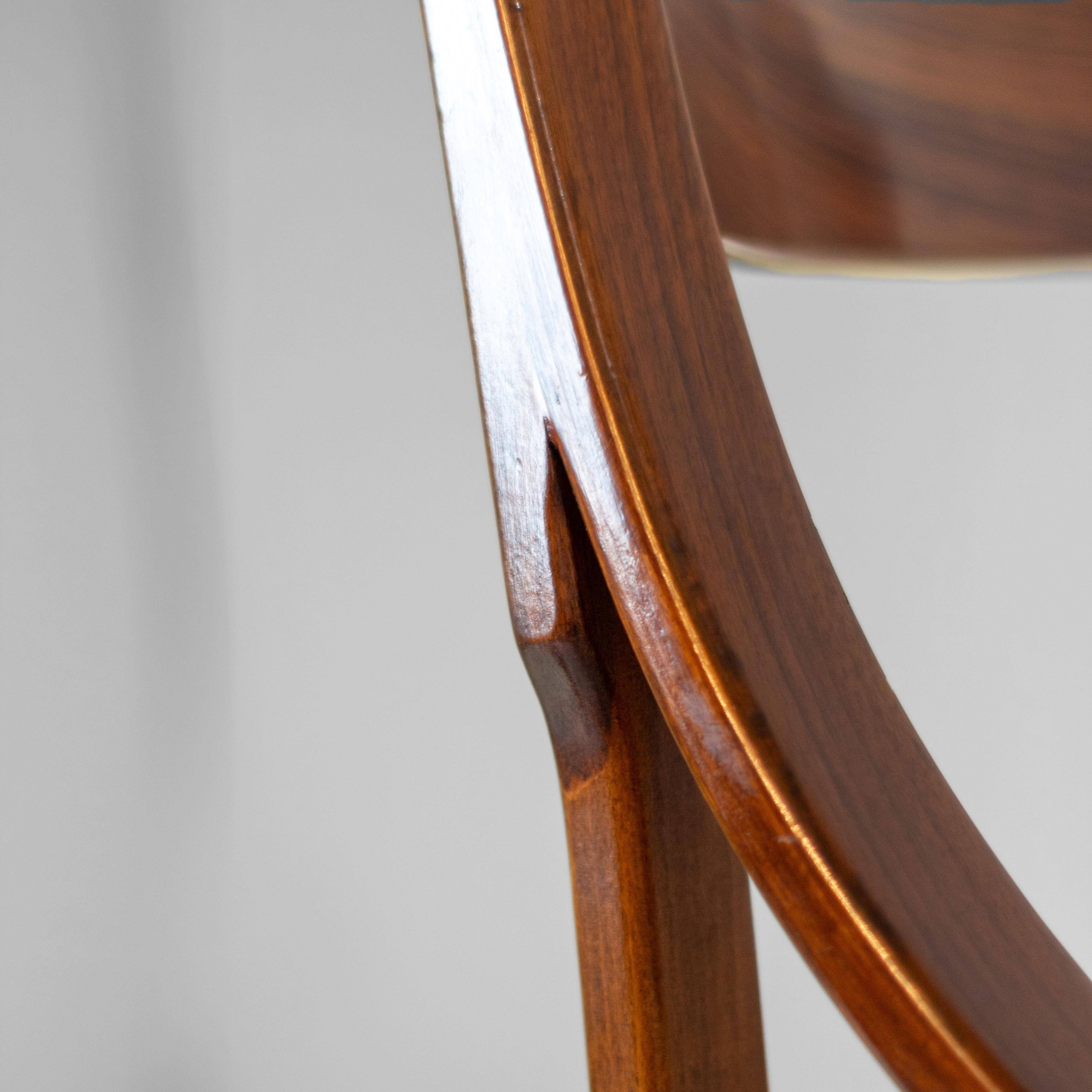 Mid-Century Modern Cavatorta Wood Dining Chairs, Italy 1960s