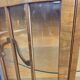 Art Deco display cabinet in walnut from the 1930s.
