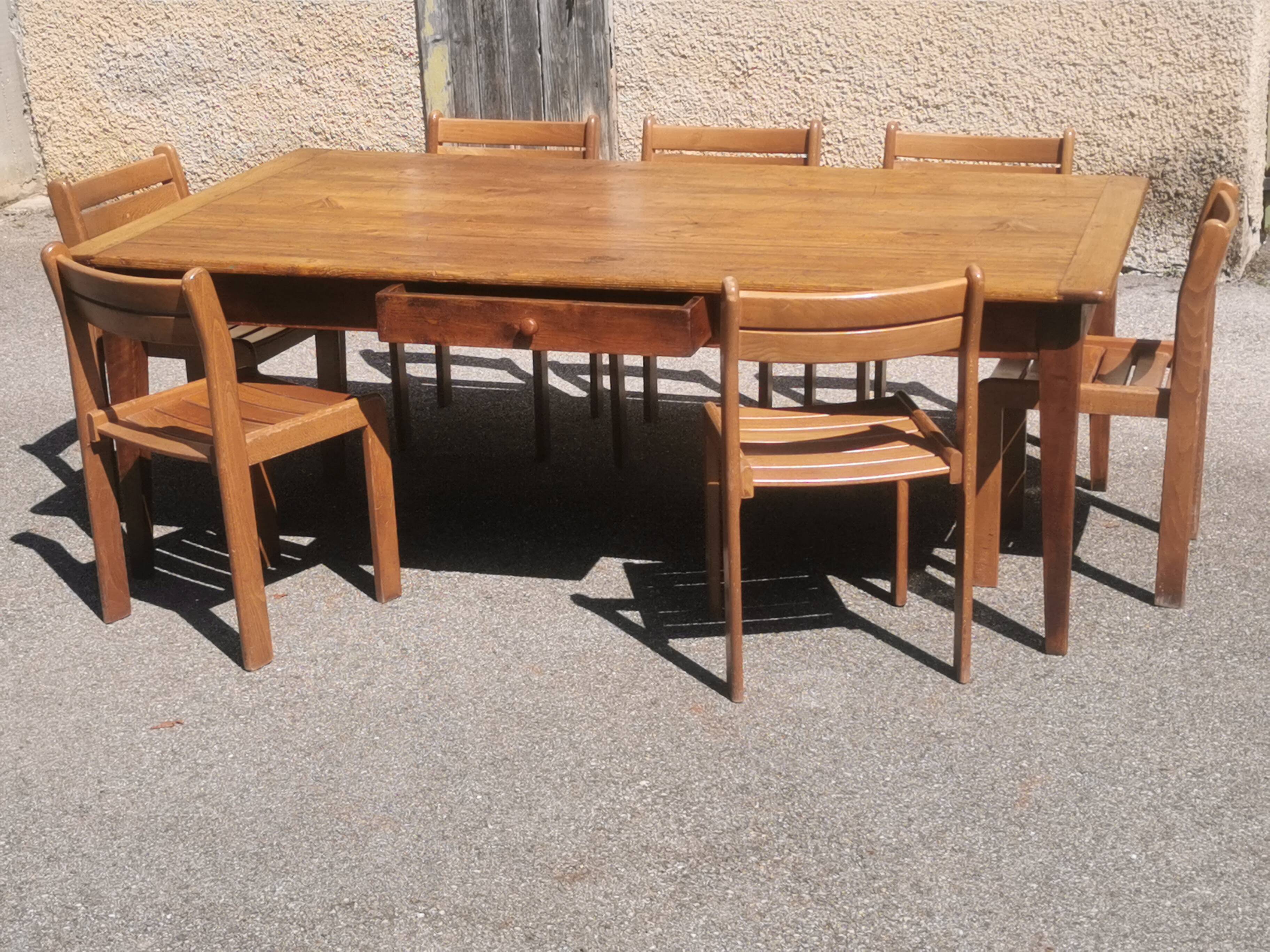 Large old 19th century table