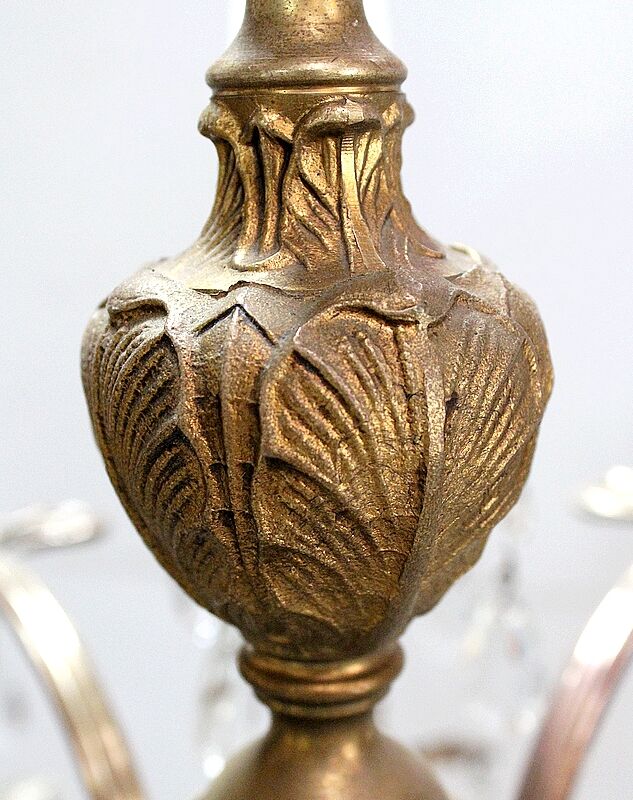 Crystal chandelier mid 20th