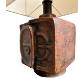 Terracotta lamp byhemut schäffenacker 1960
