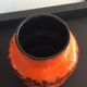 Scandinavian vase from the 60s in glazed ceramic