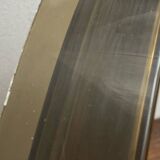 Circular mirror, smoked plastic, 1960s/70s.