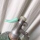 Large siphon origin Romania in glass with mesh body.