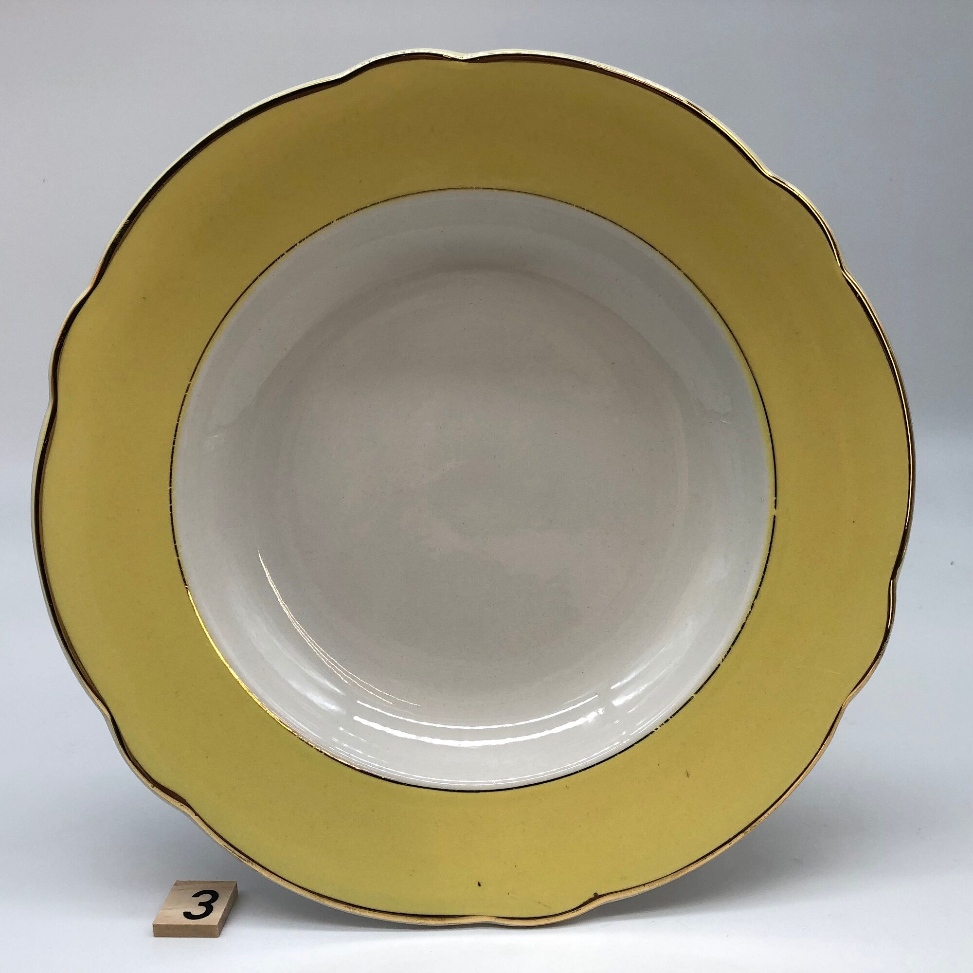 6 plates "k&g lunéville badonviller", model "daffodil" 2 flat, 2 hollow, 2 dessert