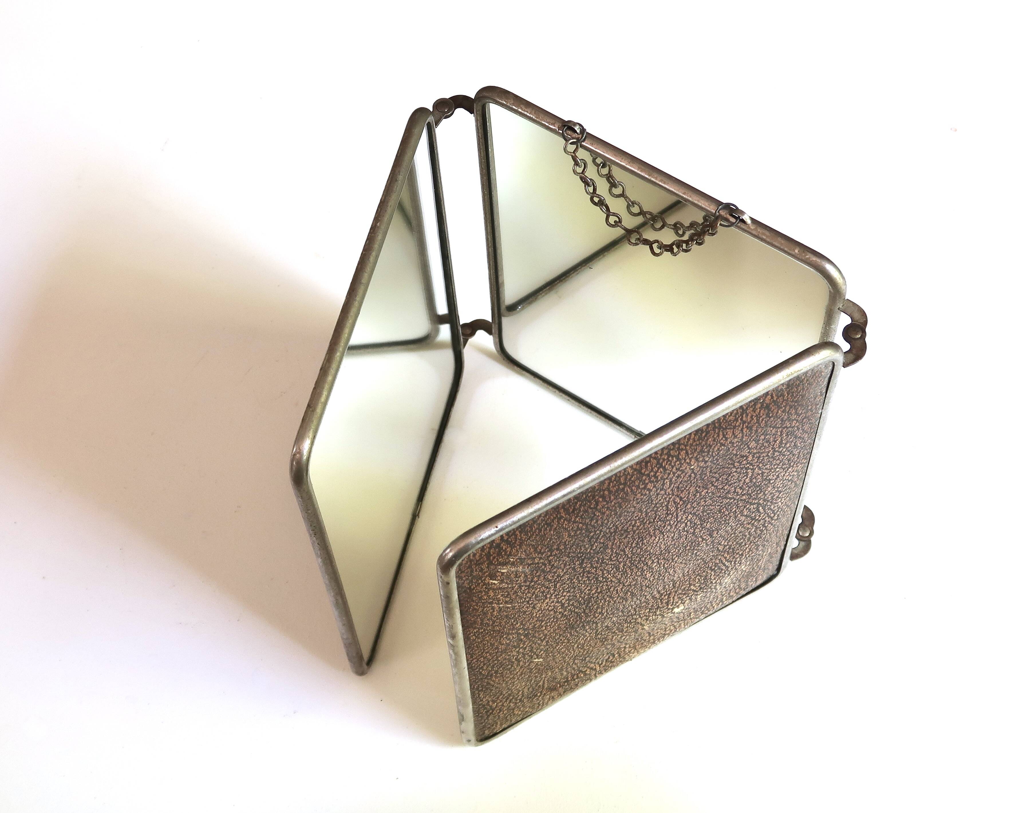 Miroir de barbier triptyque, années 50