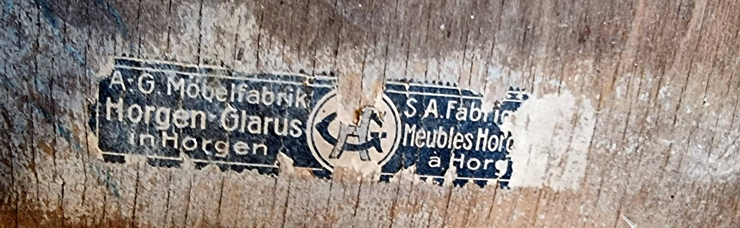 4 bistro chairs Horgen-Glaris Switzerland 30s/40s