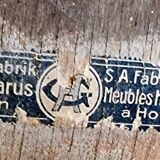 4 bistro chairs Horgen-Glaris Switzerland 30s/40s