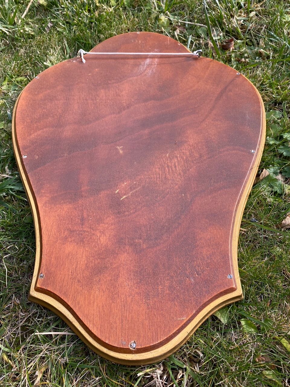Miroir ancien en bois doré 52x35cm