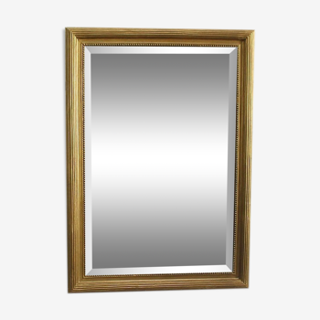 Rectangular mirror in gilded wood – early twentieth century