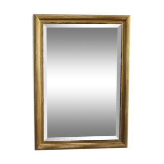 Rectangular mirror in gilded wood – early twentieth century