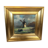 Tableau paysage de Bretagne signée A.Leroux