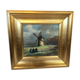 Tableau paysage de Bretagne signée A.Leroux