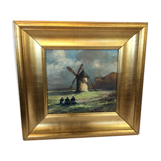 Tableau paysage de Bretagne signée A.Leroux