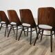 Chaises de salle à manger par Radomir Hoffman pour ton, années 1950, Set de 4