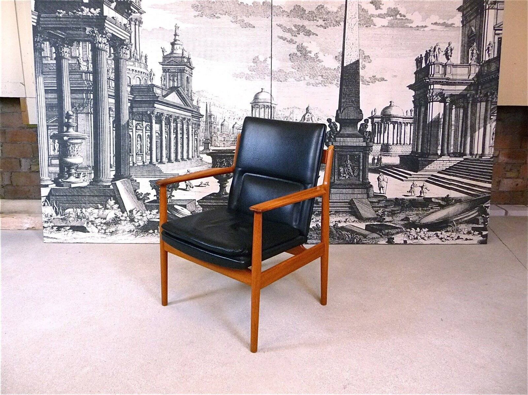 Danish model 341 desk chair in teak by Arne Vodder for Sibast, 1960s