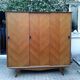 Wardrobe 3 doors sliding vintage feet compass