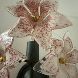 Murano floral wall lights from the 1970s