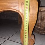 Solid wood TV stand