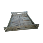 Plateau en plexiglass et 6 dessous de verres annee 70