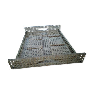 PLEXIGLASS TRAY AND 6 COASTERS YEAR 70