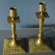 Pair of old candlesticks