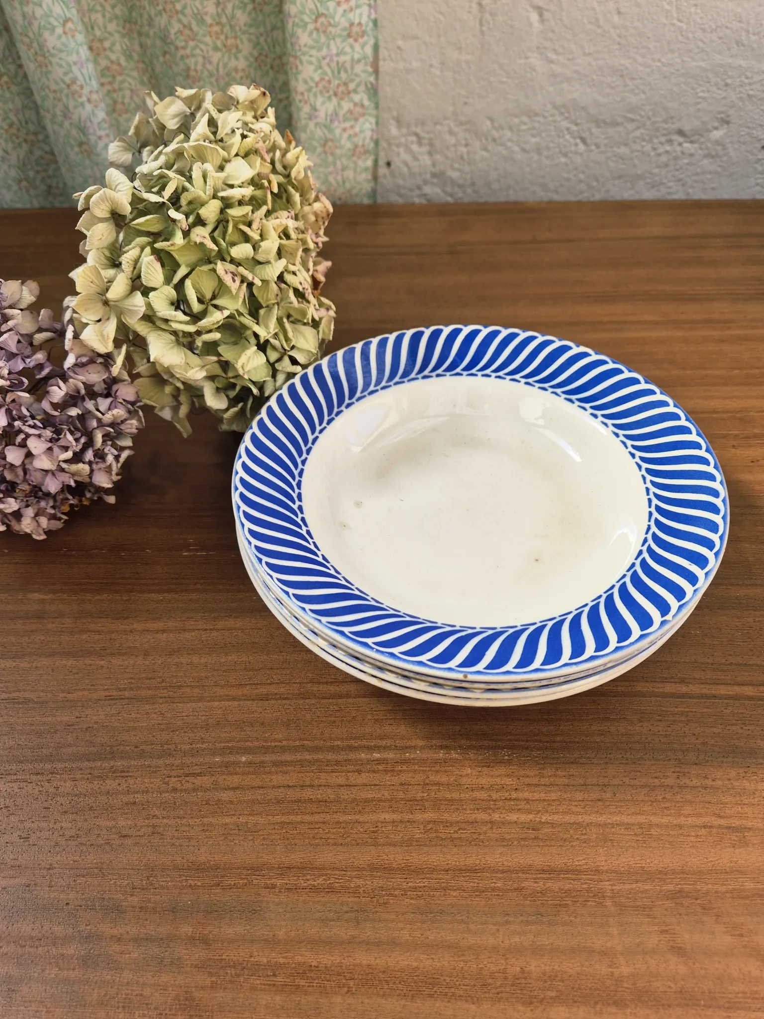 Vintage Digoin deep plates