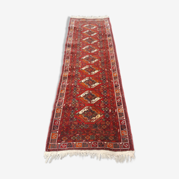 Tapis chemin fait main - 260 X 85 cm