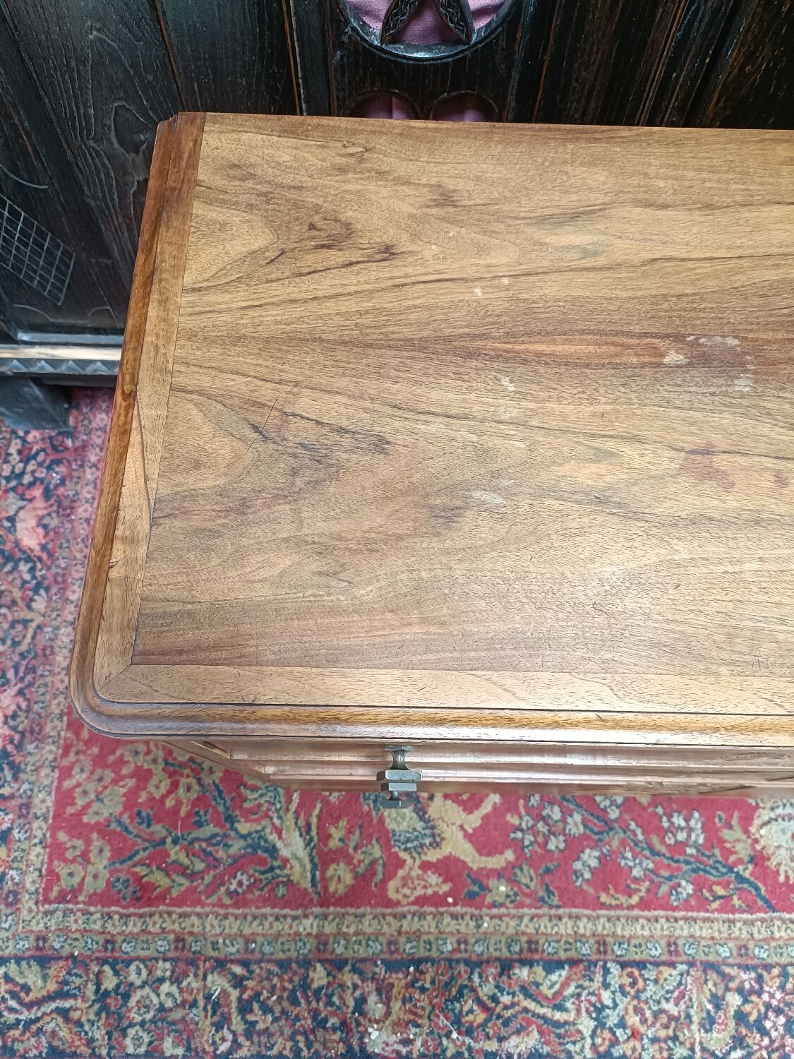 Commode Art-déco années 40, placage noyer