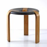 Plywood stool by Rud Thygesen for Magnus Olesen