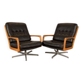 Ensemble de fauteuils par Eugen Schmidt pour Soloform, années 1960.