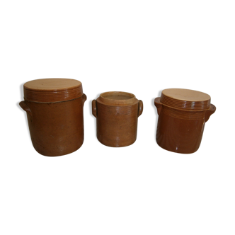 Pots en grès