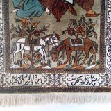 Handmade Persian Tabriz Silk Rug 92x61cm