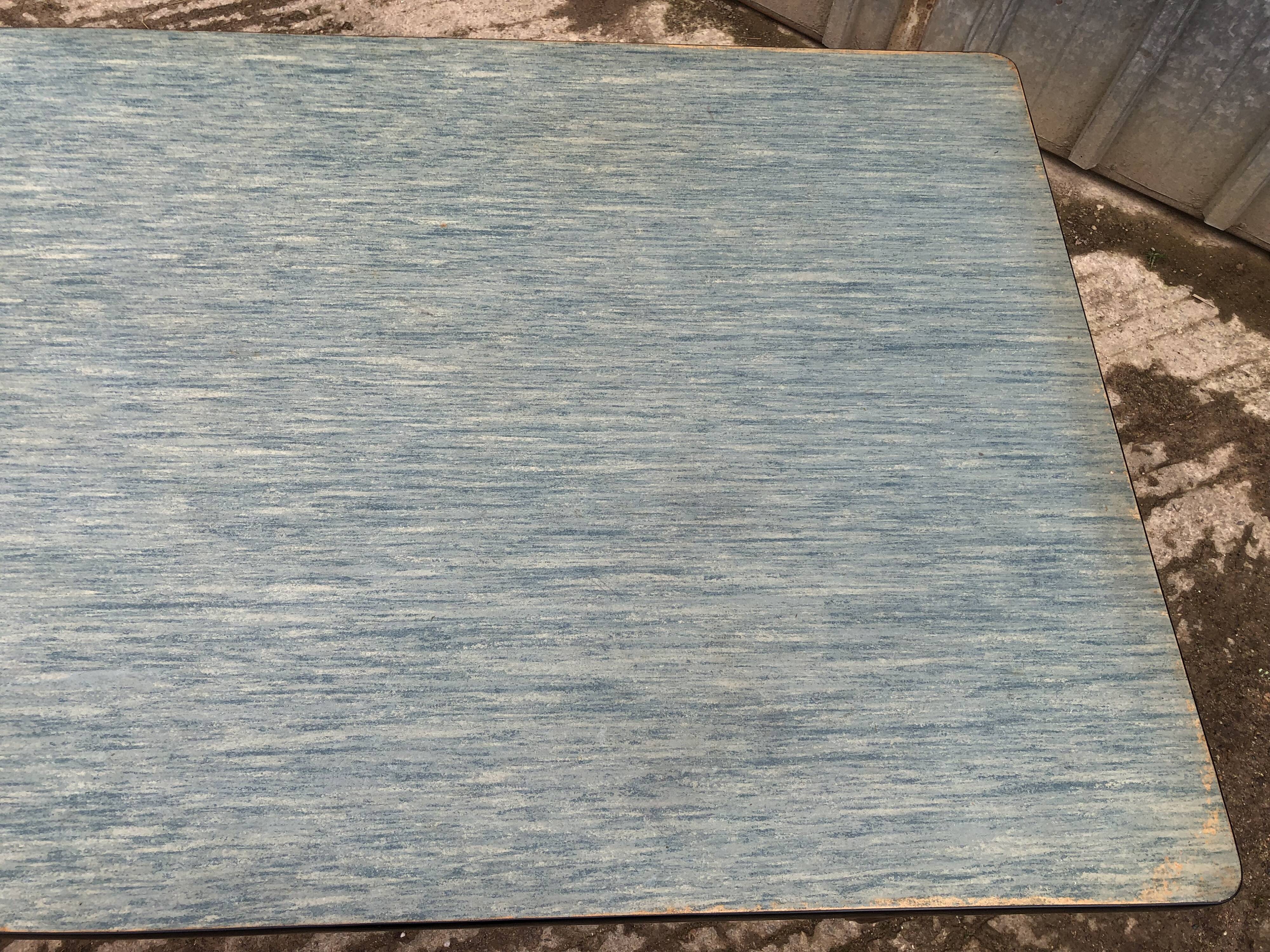 Vintage farm table from the reconstruction period in fir.