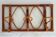 Vintage wall coat rack in bamboo and rattan.