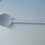 Vintage white enamelled ladle
