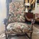 Antique armchair in Henri II style with masks
